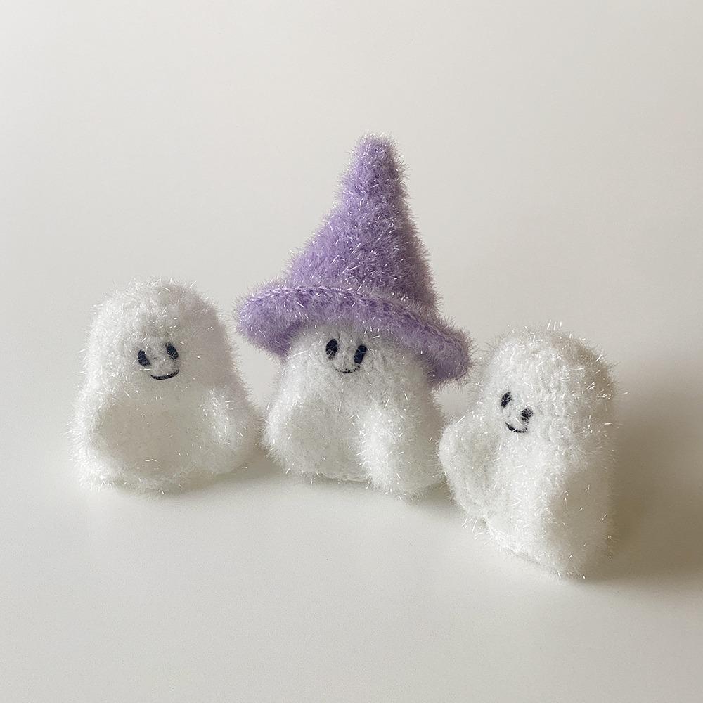 [도안] 유령+마녀모자 수세미&인형