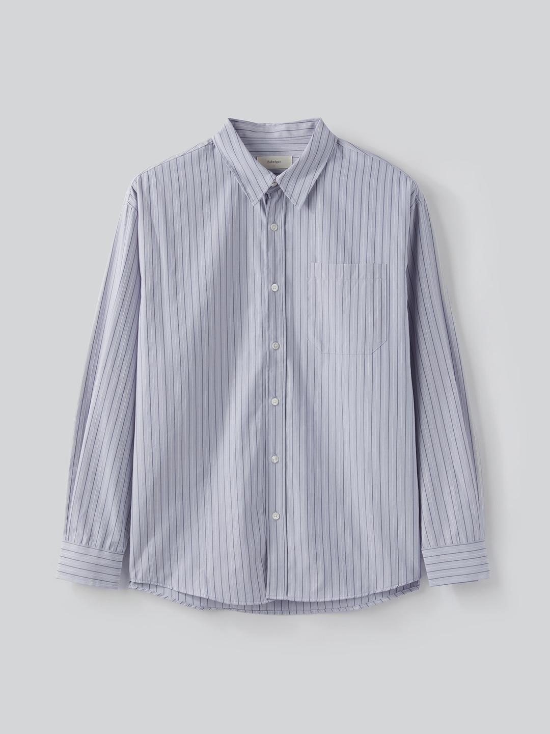 Lauren Stripe Shirts (Sky Blue)