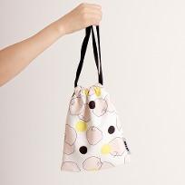 데일리 스트링 파우치  - APPLE DOT SKIN