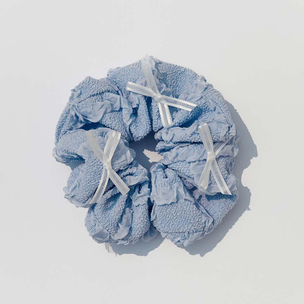 petit puff scrunchie - sky