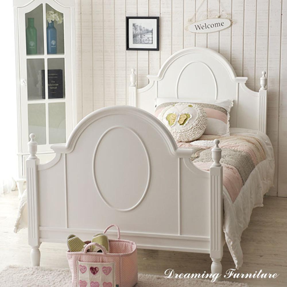 마리하우스 화이트 슈퍼싱글침대 공주풍 아이침대