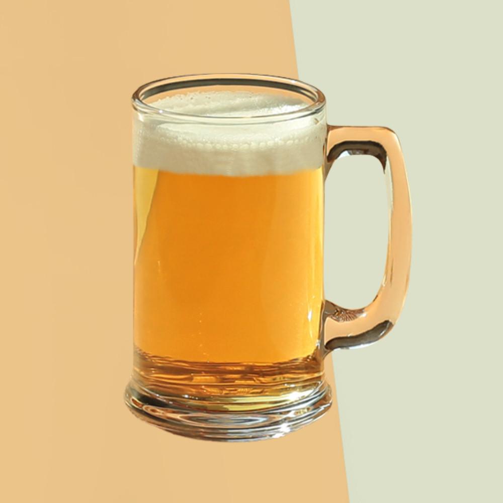 얼음맥주잔 냉동 살얼음 하이볼잔 맥주전용 생맥주 릴리 440ml