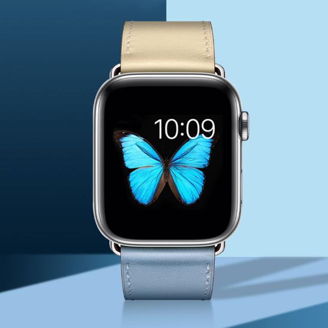 스메르 애플워치 스트랩 6 SE 5 4 3 2 가죽 스트랩 시계줄 밴드 38 40 42 44 mm