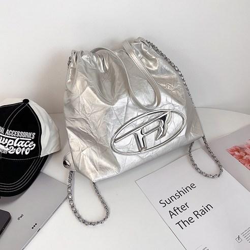 프롬헤븐 여성용 디앤뉴 실버 메탈 체인 백팩 H906 - 가방 | 쿠팡