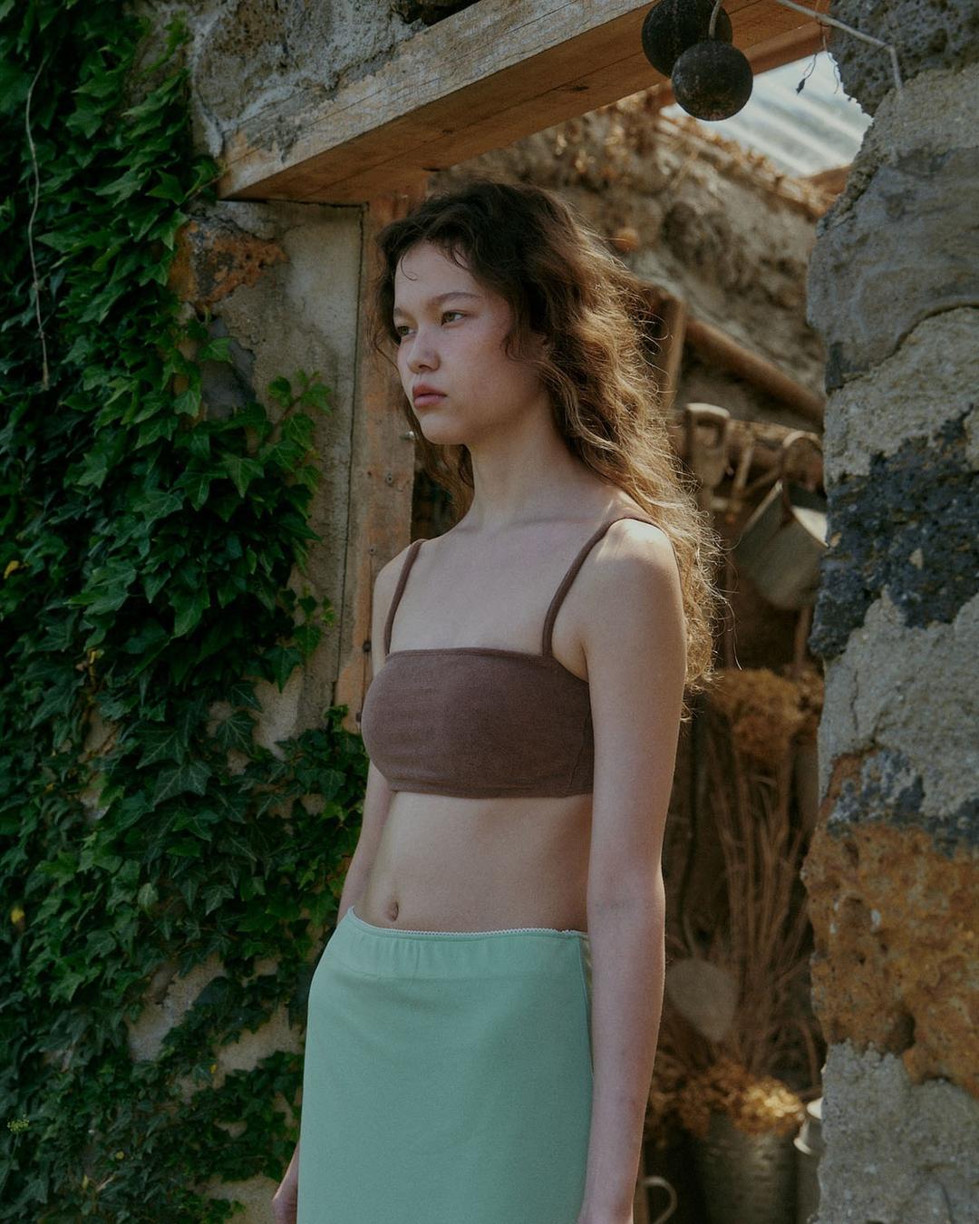 cozenta swimwear / brown