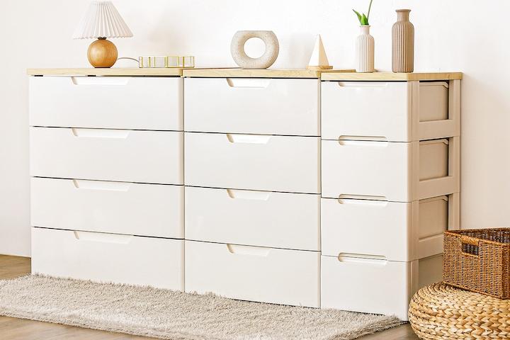 완제품 프리미엄 고급 레일 밀리 서랍장 3/4/5단(슬림/일반)