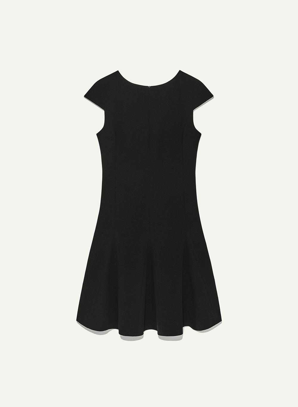 Joan Crape Dress Black