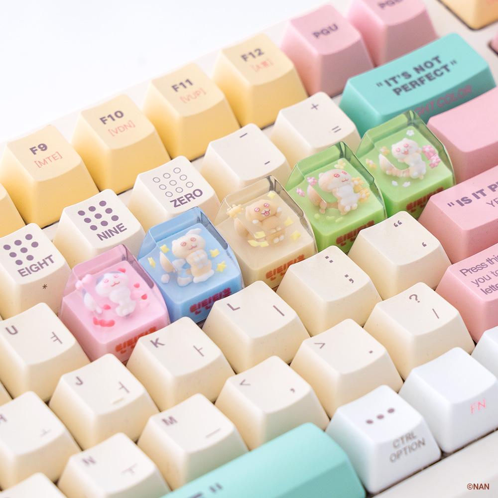 틴틴팅클 레진 키캡 5종