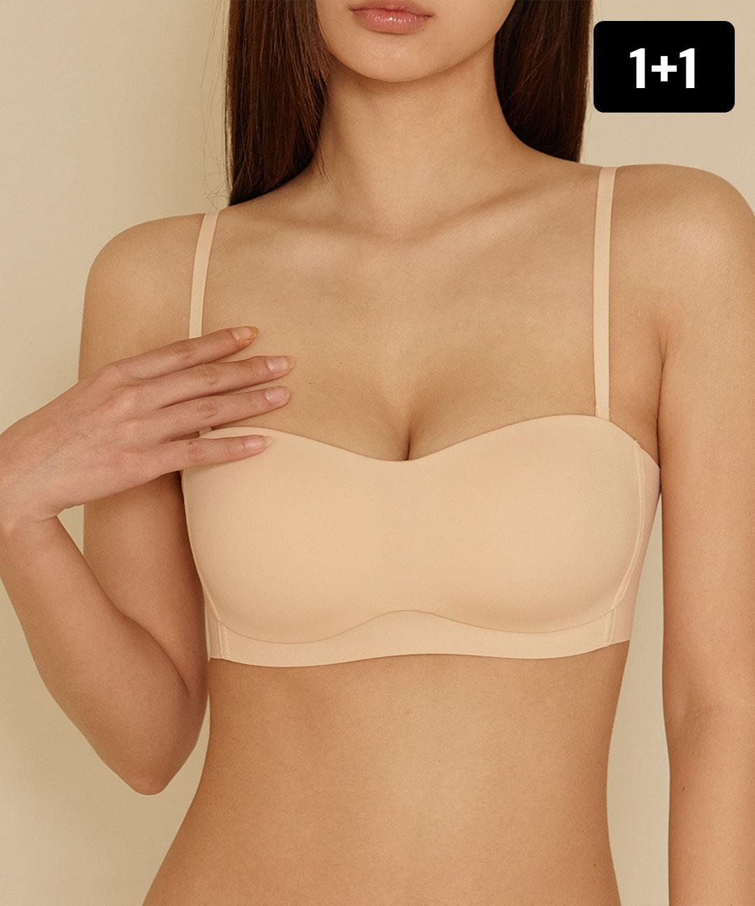 마른파이브 [1+1] 쉬어 브라 오프숄더 논슬립