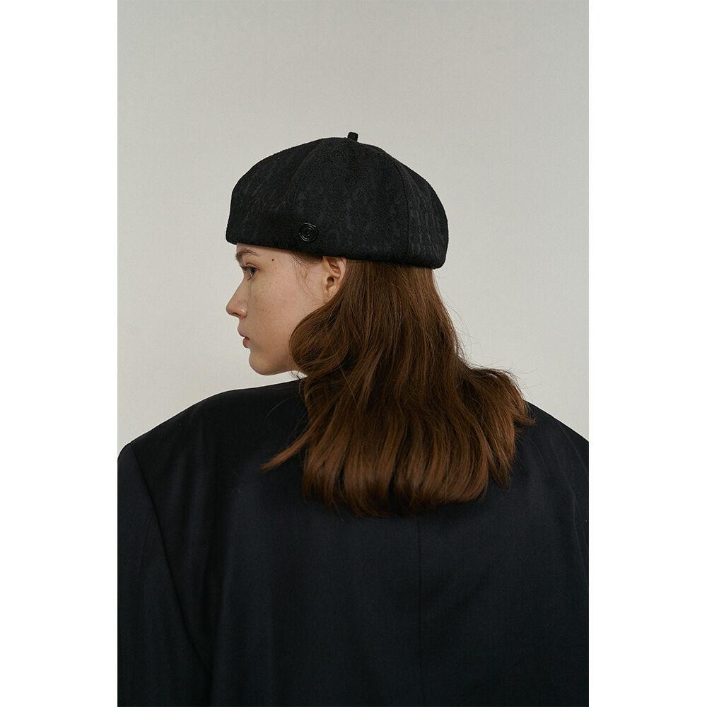 [Lumière] DÔME BERET_jacquard black