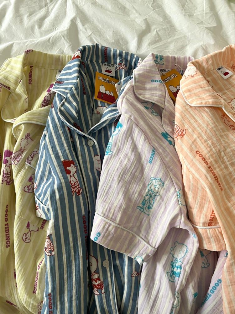 [마인드핑거][커플] 위시 정품 스누피 파자마 S (4color)