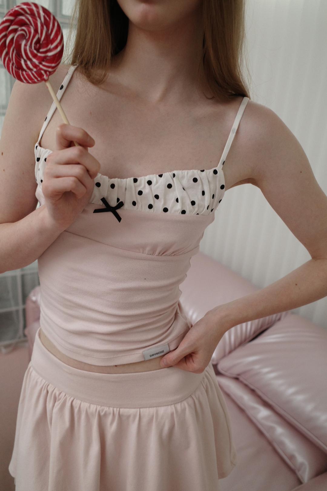 RETRO DOT TOP (PINK)