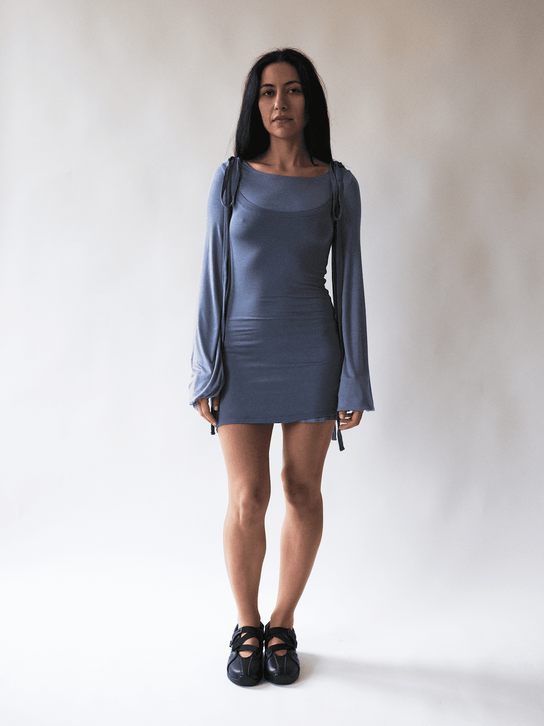 Layered Mini Dress - Orca