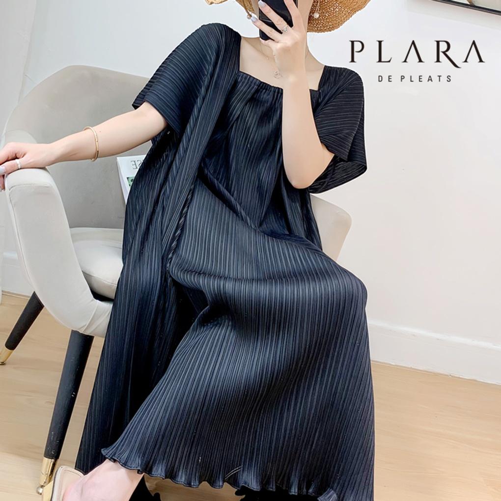 플라라 (77까지)헤라웨이빙플리츠원피스_PK2MOP014C