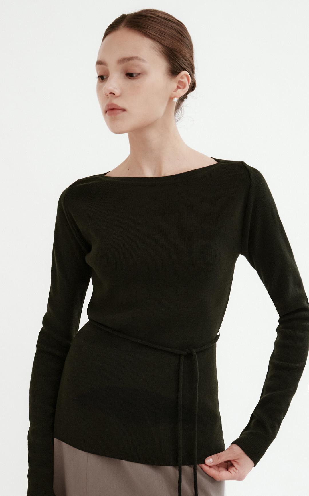 MISTY BOAT NECK KNIT