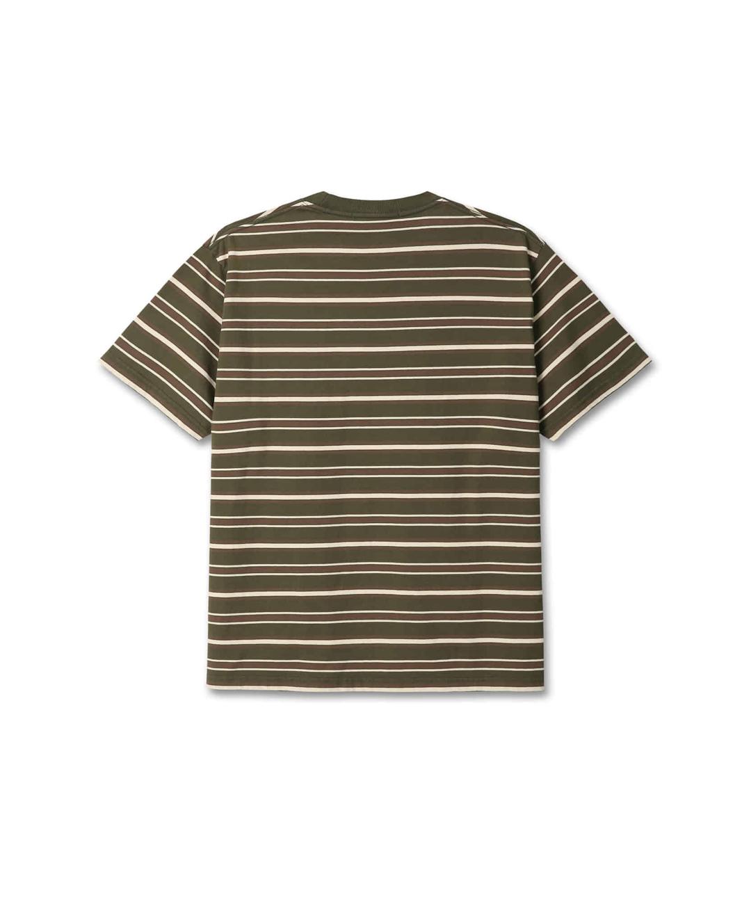 Grunge Bone Logo Stripe T