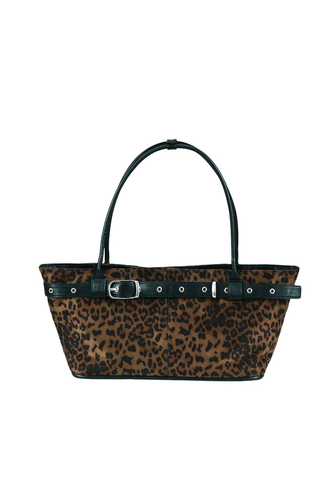 벨티드 보트 백 belted boat bag (leopard)