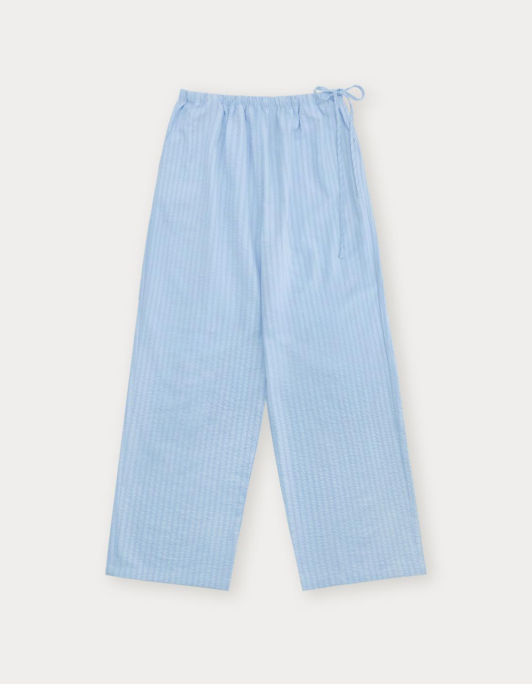 [Release] Ribbon Stripe Pants - Light Blue