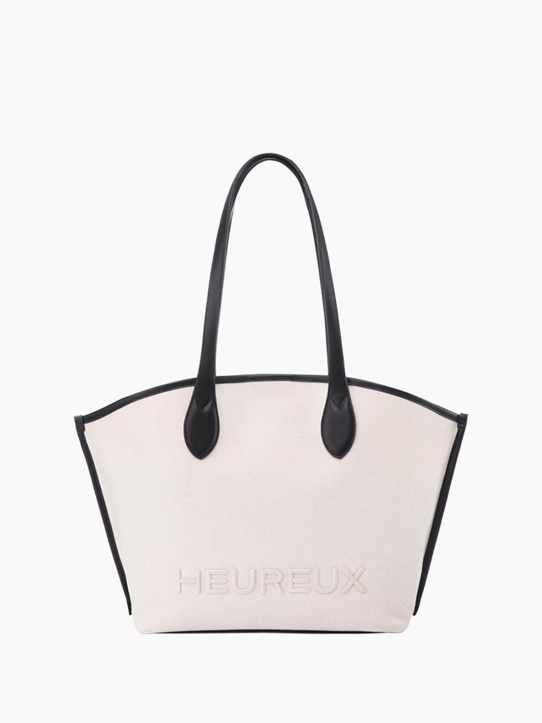 마르쉐(Marche) BCI 코튼 쇼퍼백 Ivory