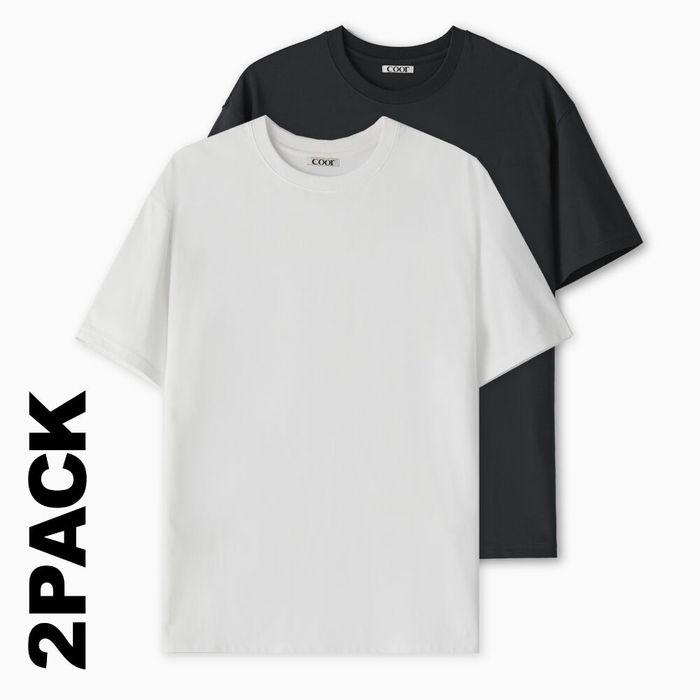 [2PACK] 수피마 코튼 티셔츠