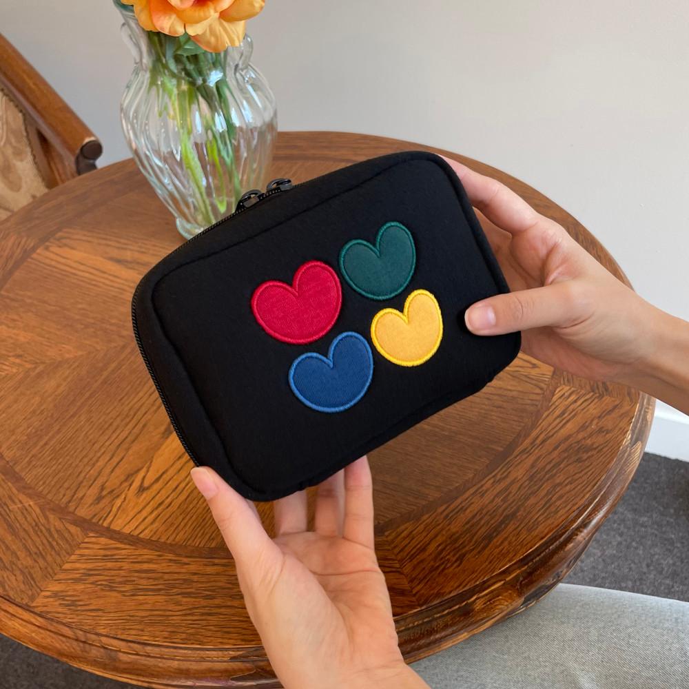 4 Hearts 미니 파우치 (블랙)