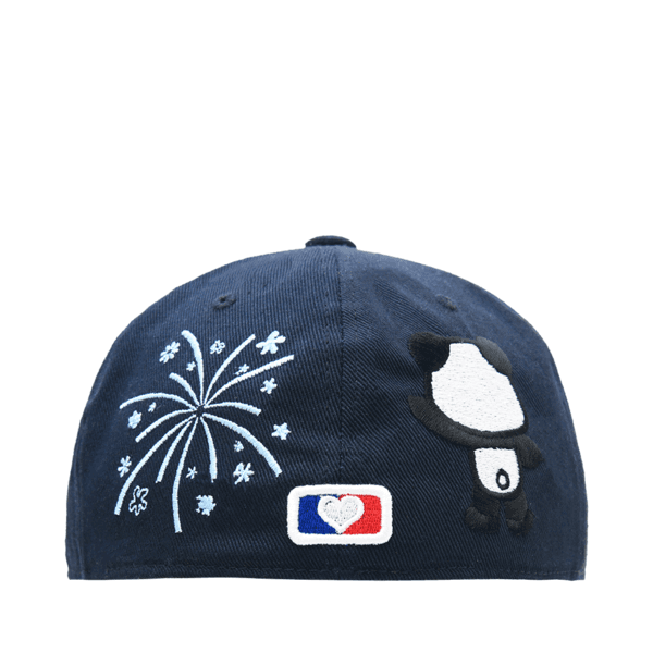 PANDA EMBROIDERY CAP (NAVY)