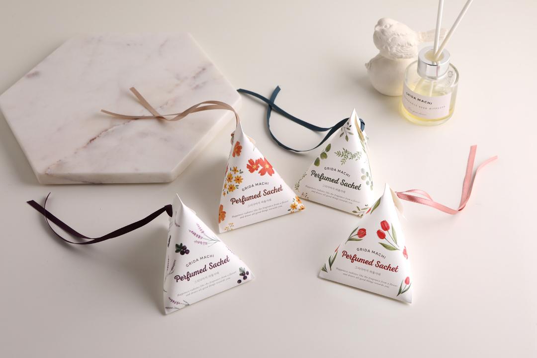 "향기를 담다"집들이 결혼 선물 삼각포리 사쉐 3P 선물세트