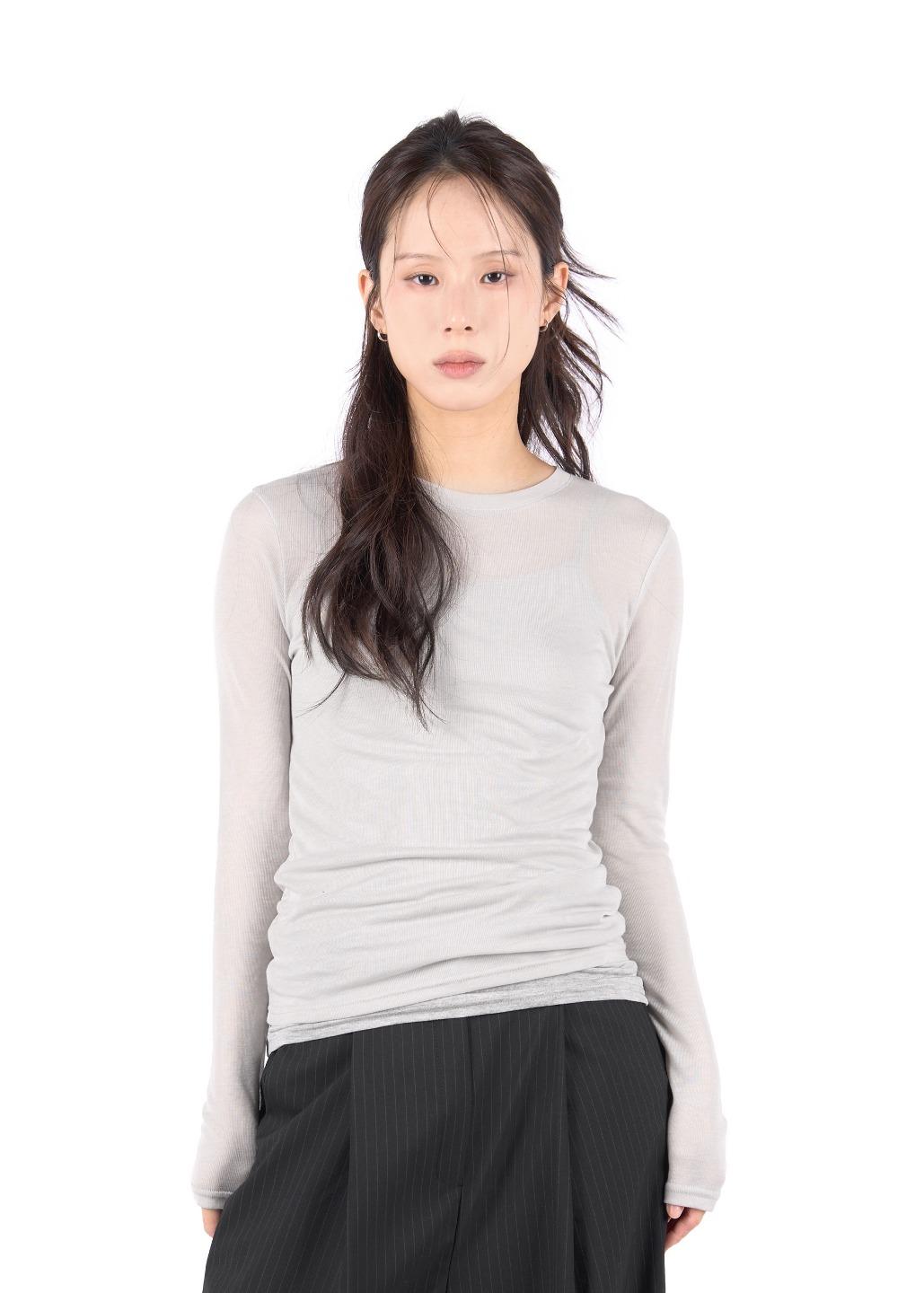 릿킴 TONED TENCEL LONG SLEEVE
