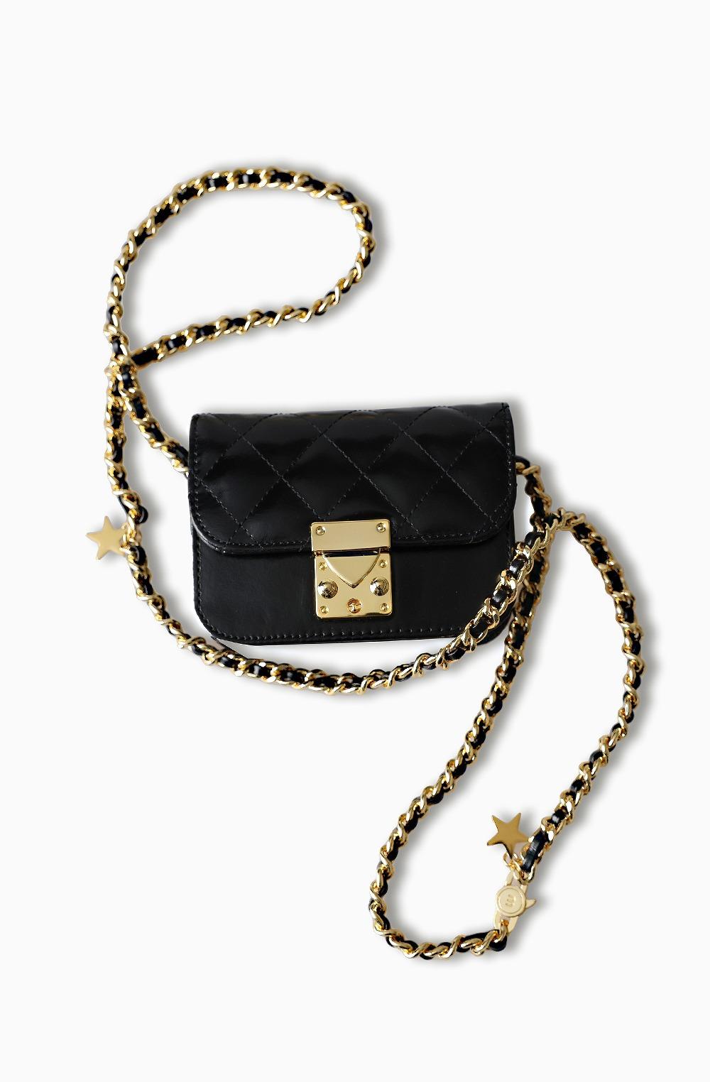 Myeyeko Exclusive Line - LILLY Mini and Micro Flap Bags (BLACK)
