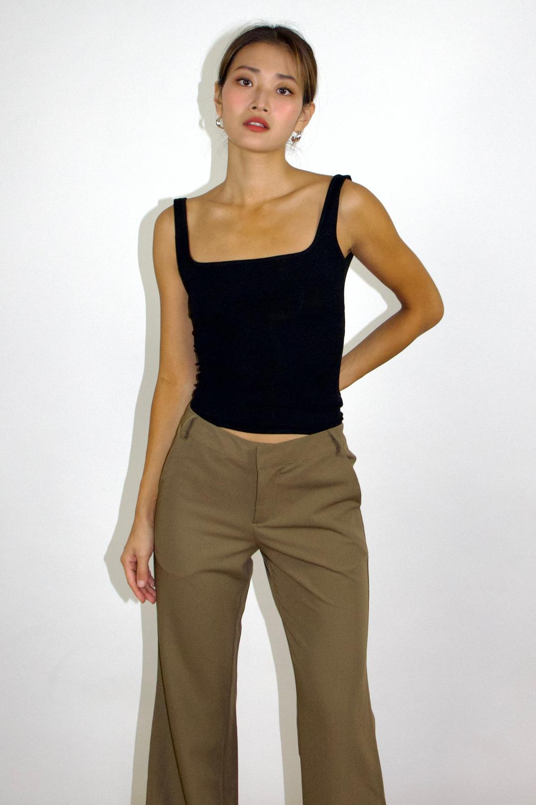 SCG MADE |Basic Square Neck Tank