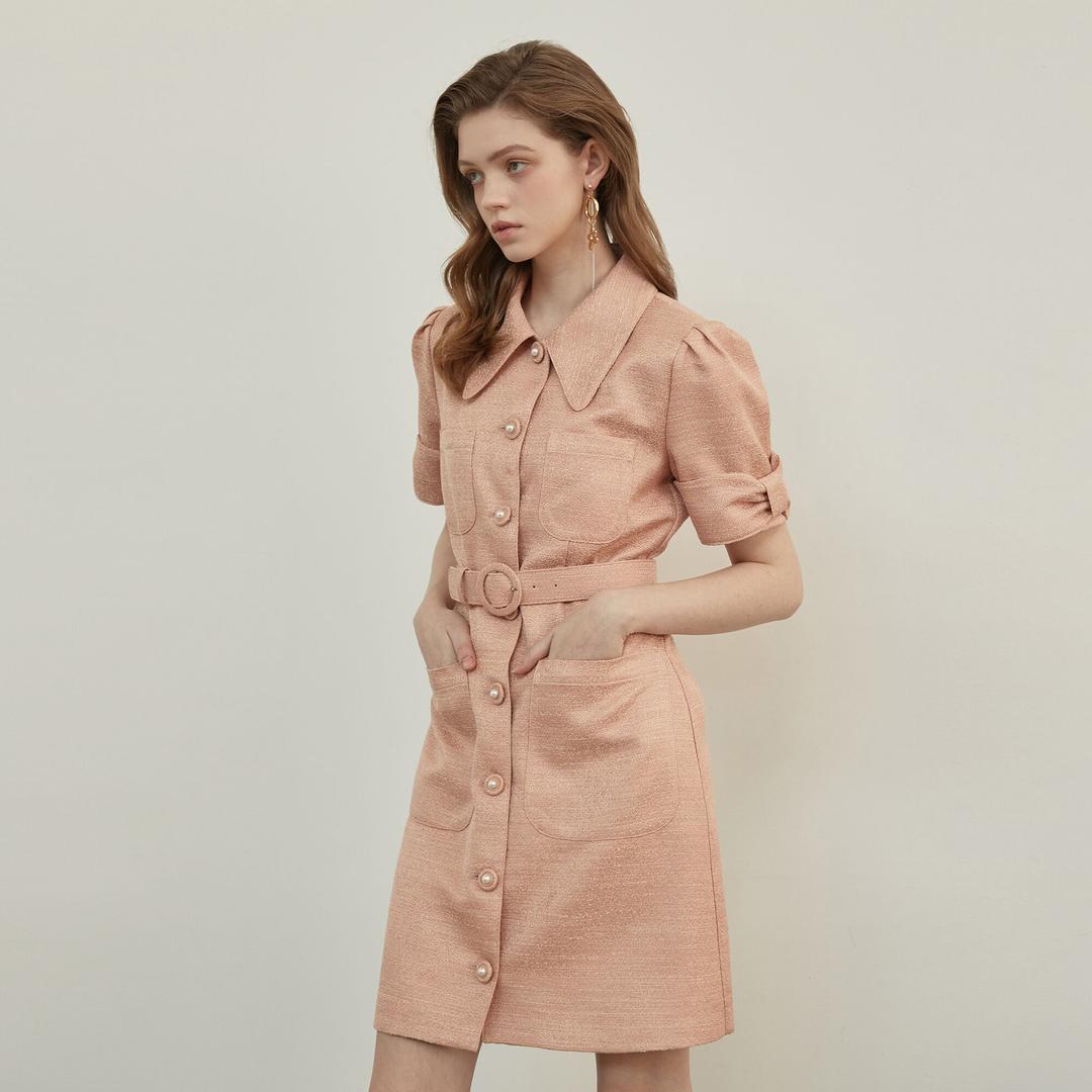 23SS Floral Doors Calla 67 TweedRibbon Twinkle Orange(원피스)