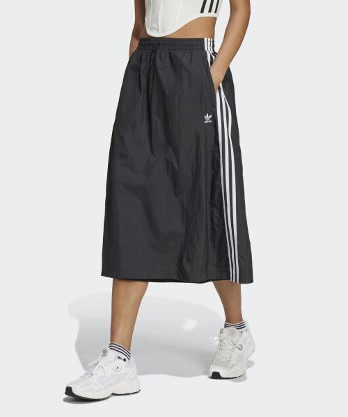 3S 롱 스커트 - 블랙 / IY7275