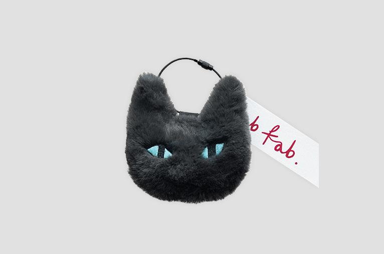 [ab fab] Big 먐미 키링 - 러시안블루