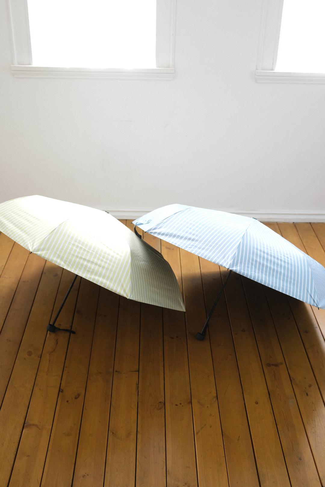 Stripe carbon light umbrella (2col) *UV protect