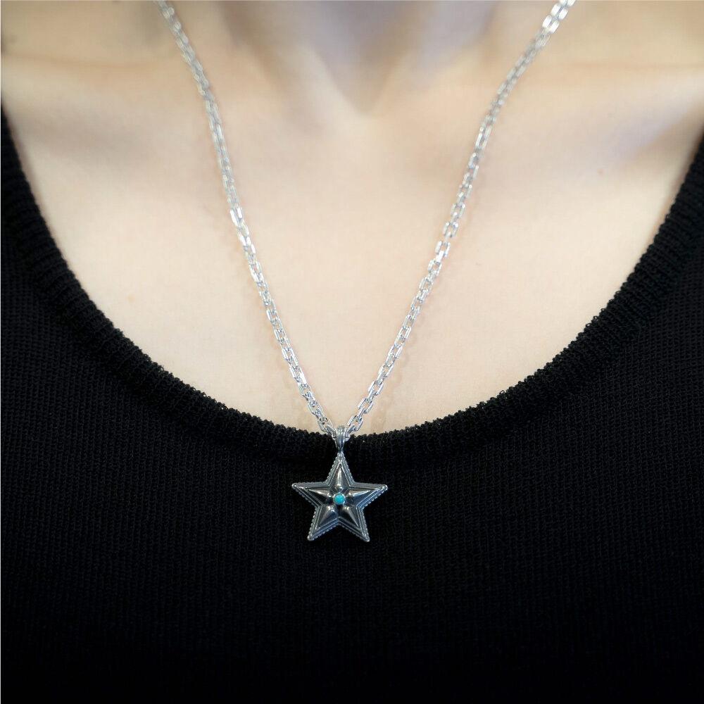 [Bㅁㅁ Rㅁ 착용] HR 79N_Silver Star Necklace (Silver 925)