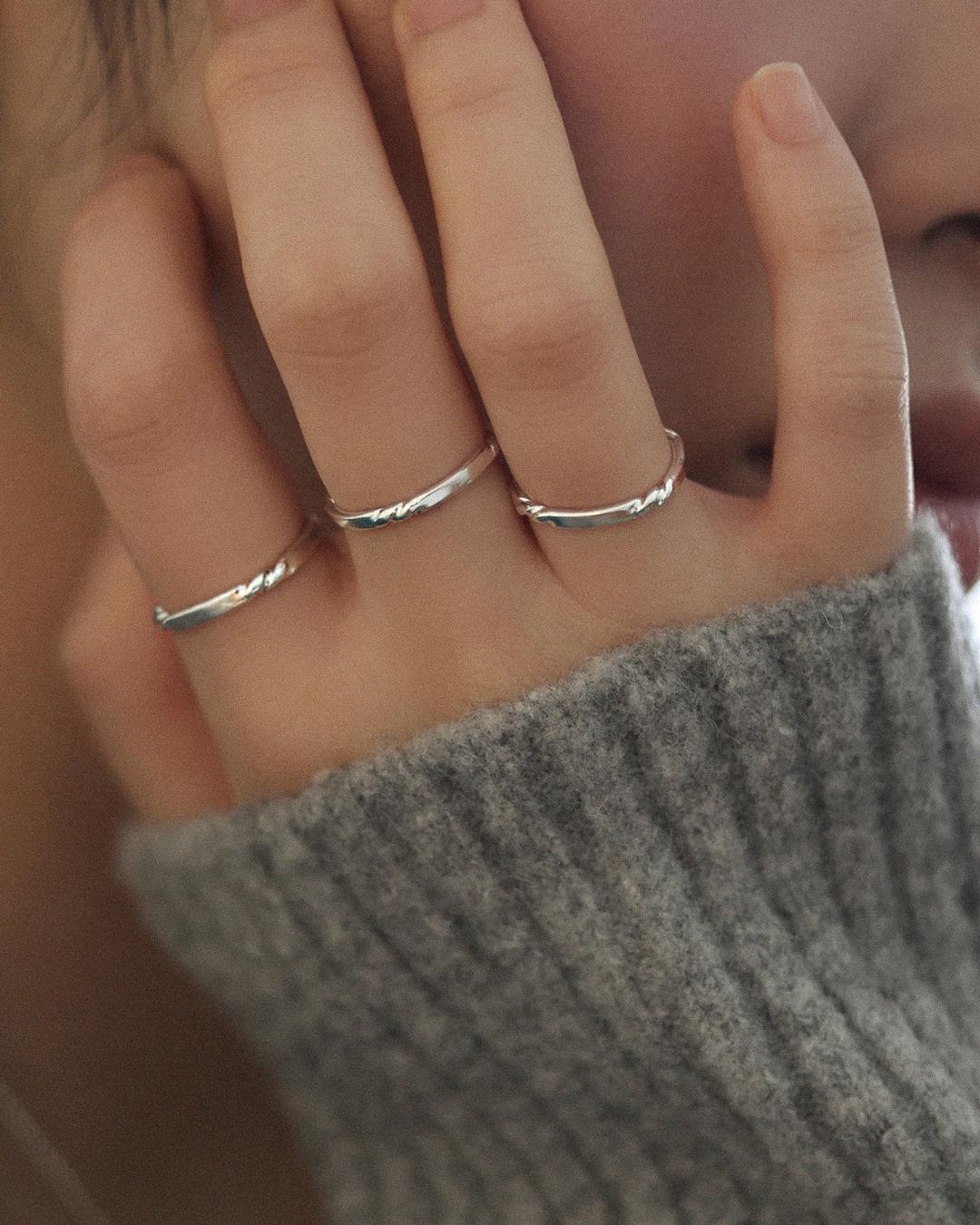 마뚜아 [무배][92.5 silver] Maze ring 3colors