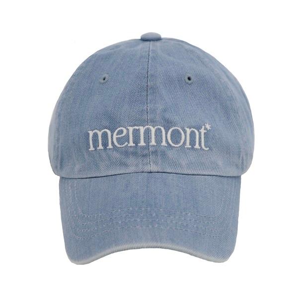 vintage raw cap (washed denim)