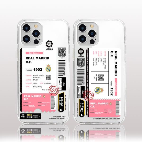 와우박스 레알 마드리드 축구 티켓 폰케이스