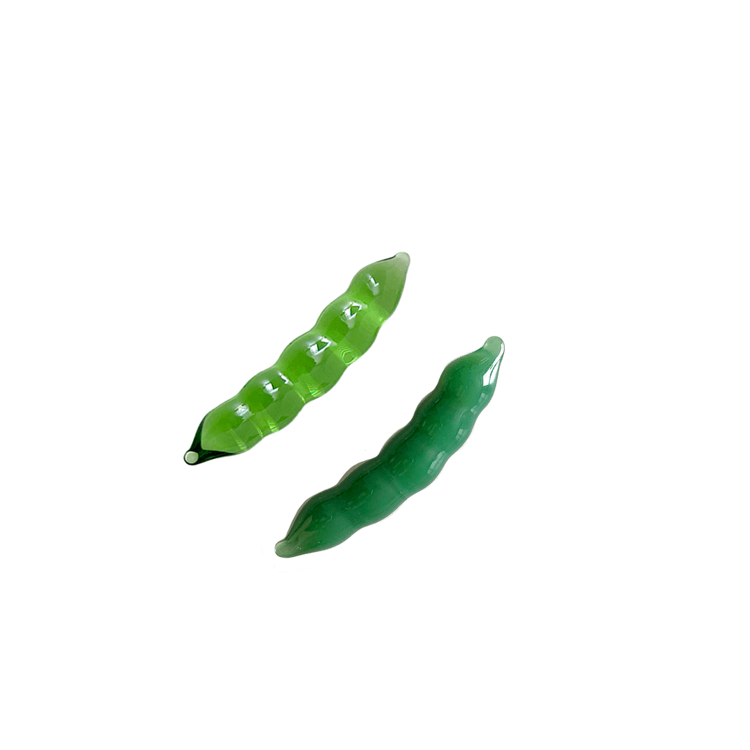 완두콩 펜 레스트 / 수저받침 (green pea pen rest / cutlery rest)