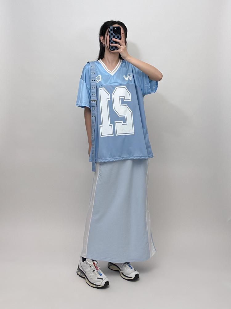 메탈 져지 반팔티