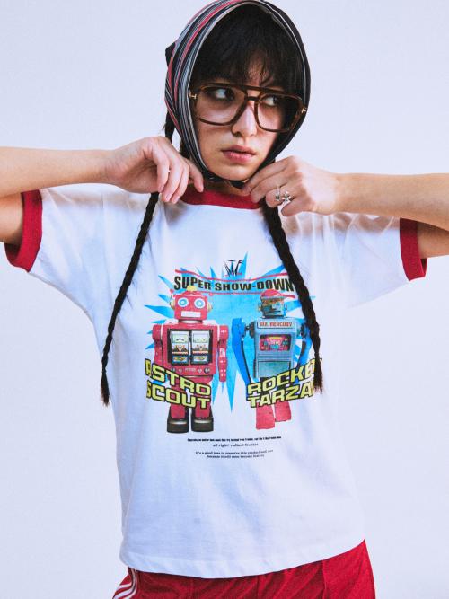 ROBOT SHOWDOWN TSHIRT RED