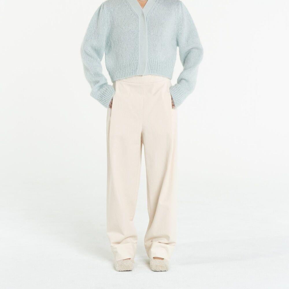 COTTON TWILL MARTIN TURN UP PANTS