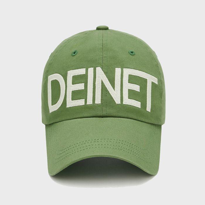 DEINET BIG LOGO CAP IN GREEN