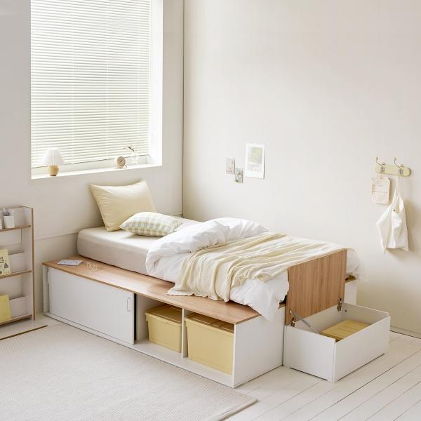리브 슬라이딩 수납 침대 (SS/Q)