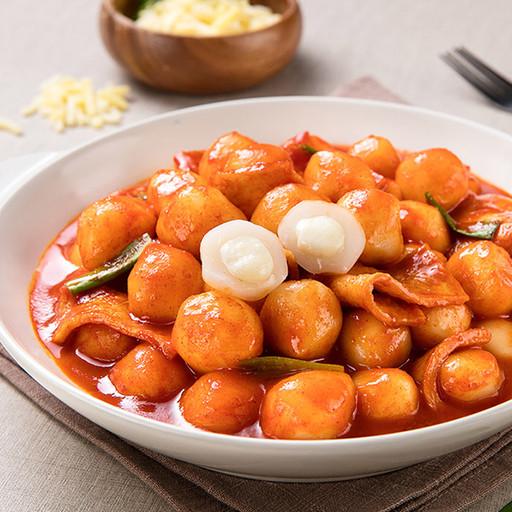 감자옹심이로 만든 치즈 옹볶이 [원산지:작품정보참조]