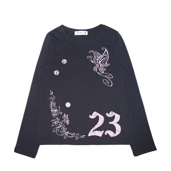 BUTTERFLY L/S ( NAVY )