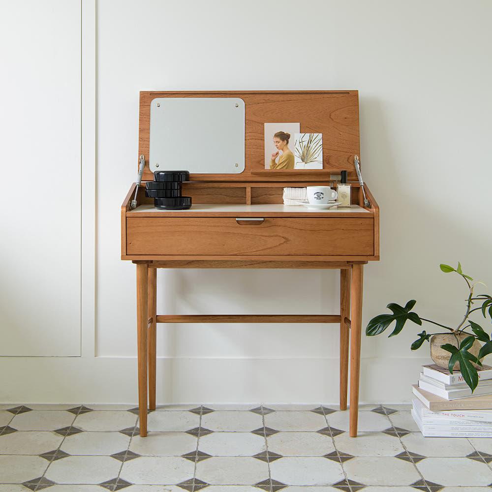 매스티지데코 이로 데스크 콘솔 책상 수납 화장대 원목