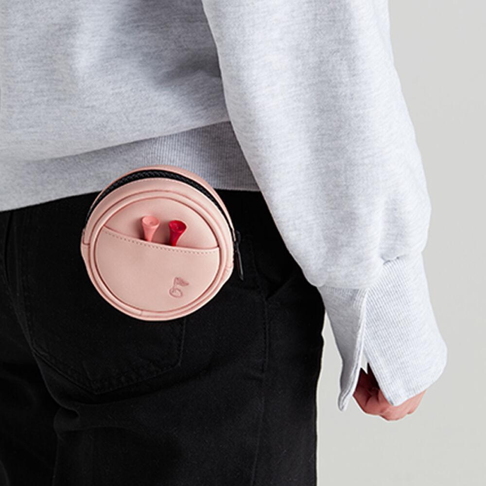 [Forevery] Round golf ball pouch pink