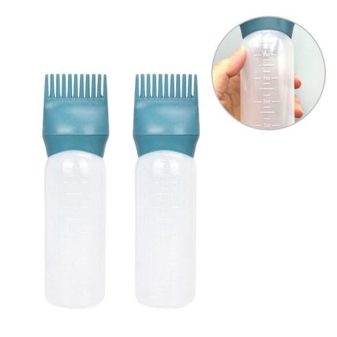 일상채움 염색통 염색빗 일체형 염색약 혼합 공병 염색도구 브러쉬, 그린, 2개 - 염색/파마용품 | 쿠팡