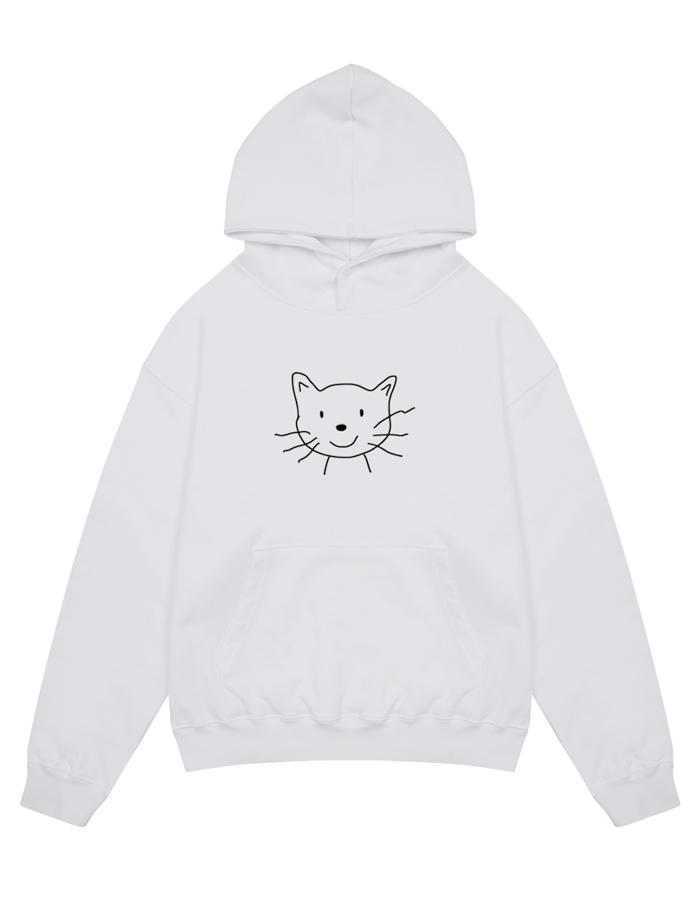 ARA CAT FACE HOODIE (2 COLOR)